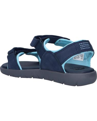 Sandalen für Damen und Mädchen und Junge TIMBERLAND A43FH NUBBLE NAVY NUBUCK