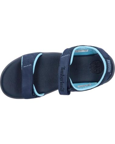 Sandalen für Damen und Mädchen und Junge TIMBERLAND A43FH NUBBLE NAVY NUBUCK