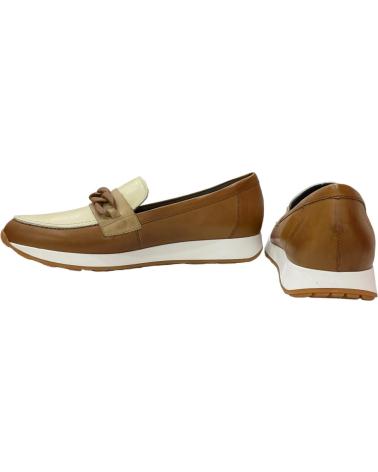 Woman shoes PITILLOS MOCASINES PIEL COMBINADO CUERP CUERO-CREMA-A-TAUPE