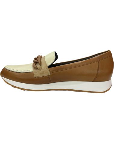 Woman shoes PITILLOS MOCASINES PIEL COMBINADO CUERP CUERO-CREMA-A-TAUPE