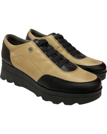 Woman Zapatillas deporte PITILLOS ZAPATILLAS MUJER MODELO 5355P COLOR MARRON CLARO NEGROTAUP NEGROTAUP