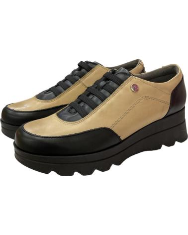 Woman Zapatillas deporte PITILLOS ZAPATILLAS MUJER MODELO 5355P COLOR MARRON CLARO NEGROTAUP NEGROTAUP