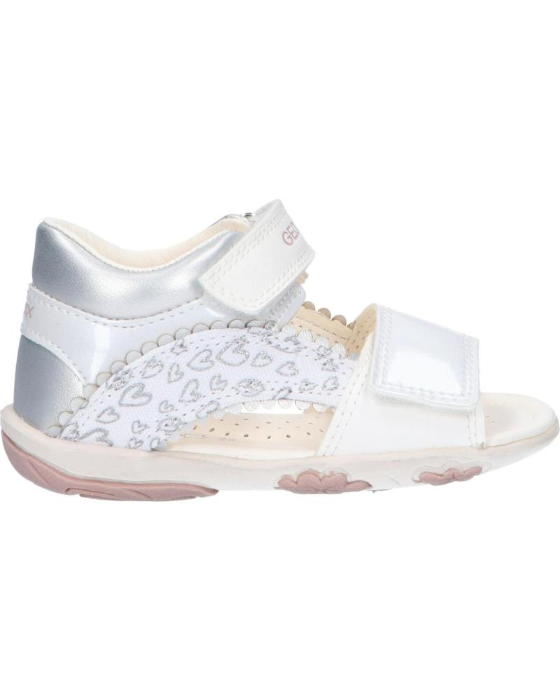 Sandalias de Niña GEOX B1538A 010AJ B NICELY C0007 WHITE