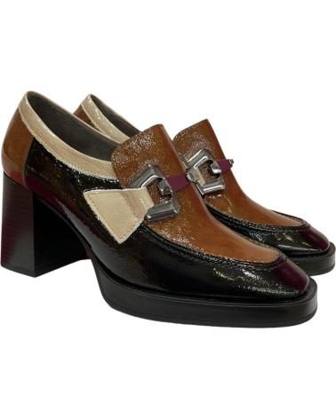 Woman shoes PITILLOS 5484 ZAPATOS DE MUJER NEGRO PIEL NEGRO