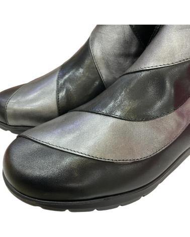 Stivaletti per Donna PITILLOS 2702 23 BOTINES DE MUJER NEGRO Y PLOMO PIEL NEGRO Y PLOMO