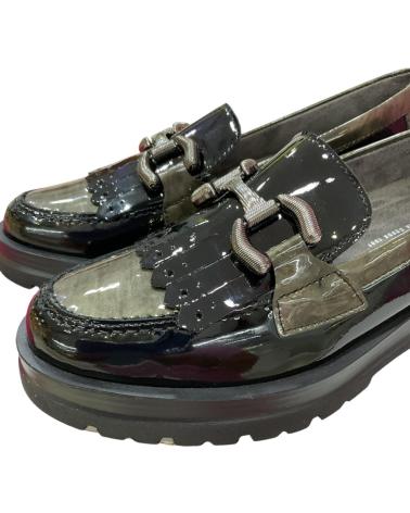 Chaussures pour Femme pitillos MOCASIN CHAROL NEGRO-HUMO