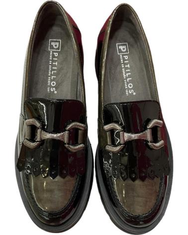 Chaussures pour Femme pitillos MOCASIN CHAROL NEGRO-HUMO