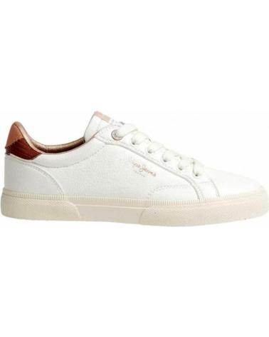 Sapatilhas de Mulher PEPE JEANS PLS31537-800 KENTON CLASS W WHITE
