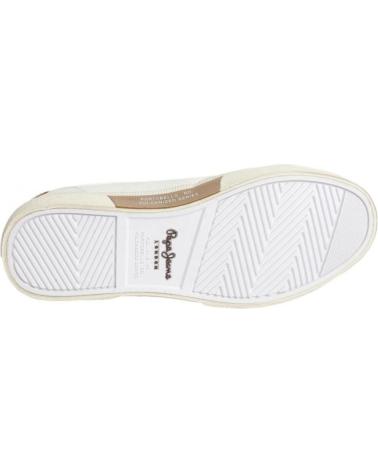 Sapatilhas de Mulher PEPE JEANS PLS31537-800 KENTON CLASS W WHITE