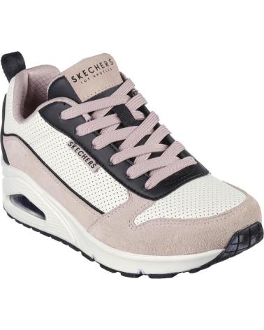 Sportschuhe für Damen SKECHERS 177105 PKBK UNO - BRIGHT AIR BEIG