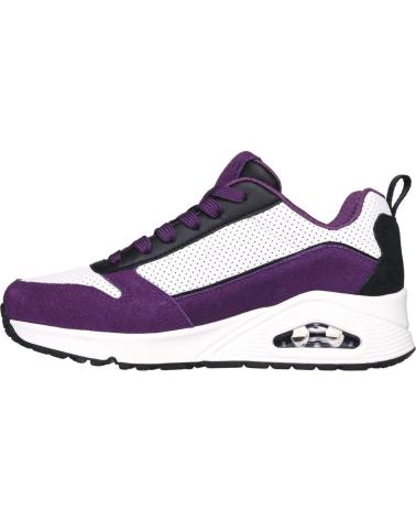 Sportschuhe für Damen SKECHERS 177105S UNO TWO MUCH FUN -BLANCO LILA