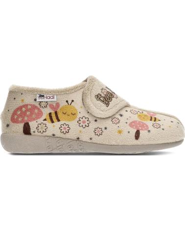 Hausschuhe für Mädchen vul-ladi PANTUFLA VULLADI 4210 ABEJITAS NIQUEL