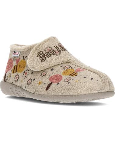 Hausschuhe für Mädchen vul-ladi PANTUFLA VULLADI 4210 ABEJITAS NIQUEL
