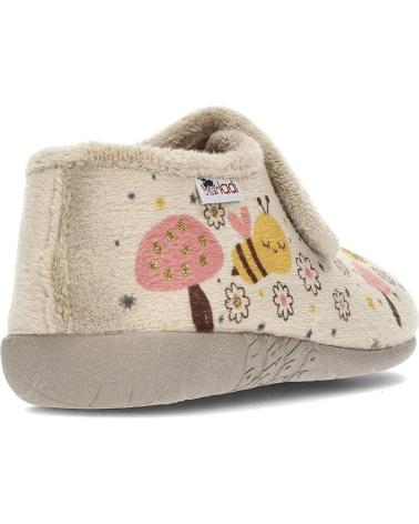 Hausschuhe für Mädchen vul-ladi PANTUFLA VULLADI 4210 ABEJITAS NIQUEL