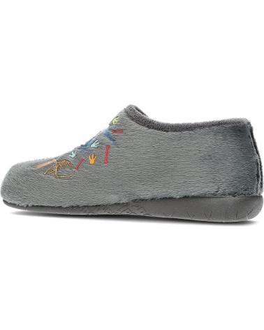 Hausschuhe für Mädchen und Junge VUL-LADI PANTUFLAS VULLADI 4241 DINO GRIS