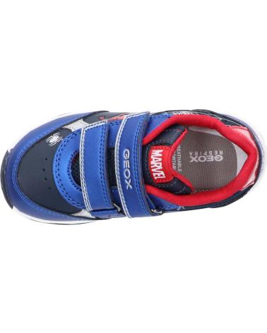 boy Trainers GEOX B3684A 05054 B TODO C0735 NAVY-RED
