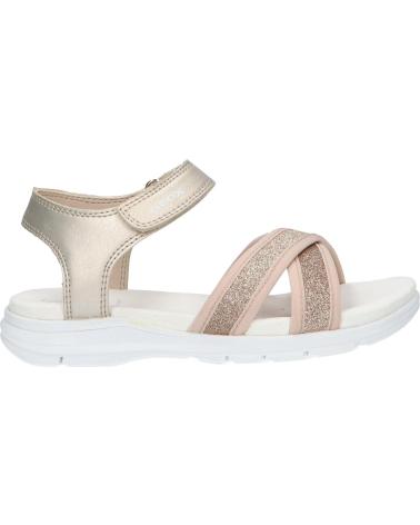 girl Sandals GEOX J020VB 0NFEW J SUKIE C0512 BEIGE-GOLD