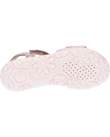 Sandalias de Niña GEOX J028ZA 007NF J HAITI C8056 ANTIQUE ROSE