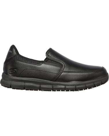 Sapatos de Mulher SKECHERS 77236EC WORK RELAXED FIT NAMPA - ANNOD SR MOCASIN BBK