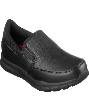 Sapatos de Mulher SKECHERS 77236EC WORK RELAXED FIT NAMPA - ANNOD SR MOCASIN BBK