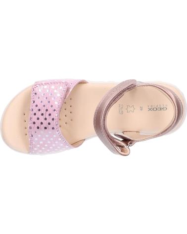 Sandalias de Niña GEOX J028ZA 007NF J HAITI C8056 ANTIQUE ROSE