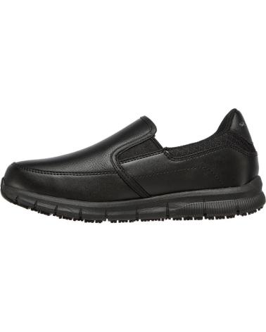 Sapatos de Mulher SKECHERS 77236EC WORK RELAXED FIT NAMPA - ANNOD SR MOCASIN BBK