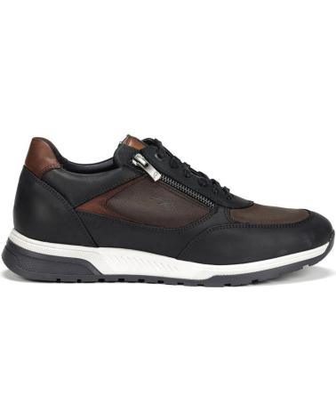 Man Trainers FLUCHOS F1603 ZAPATILLAS CASUAL DE HOMBRE AZUL MARINO NOBUK AZUL MARINO