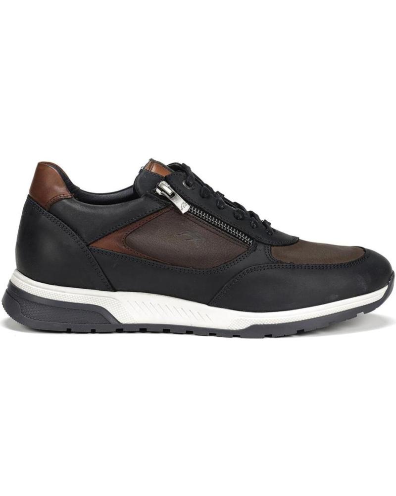 Man Trainers FLUCHOS F1603 ZAPATILLAS CASUAL DE HOMBRE AZUL MARINO NOBUK AZUL MARINO
