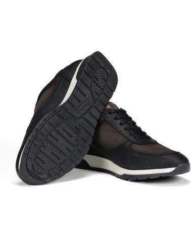 Man Trainers FLUCHOS F1603 ZAPATILLAS CASUAL DE HOMBRE AZUL MARINO NOBUK AZUL MARINO