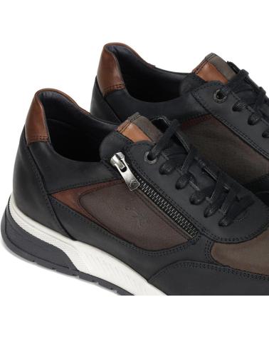 Man Trainers FLUCHOS F1603 ZAPATILLAS CASUAL DE HOMBRE AZUL MARINO NOBUK AZUL MARINO
