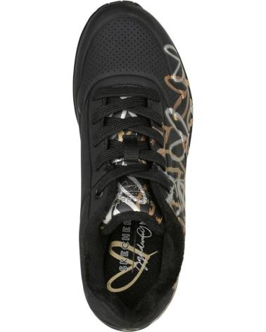 Sportschuhe für Damen SKECHERS UNO AIR METALLIC LOV NEGRO