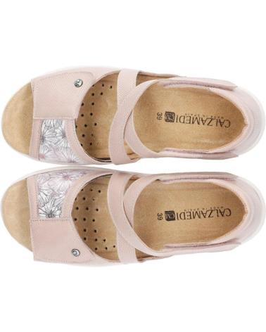 Sandali per Donna CALZAMEDI SANDALIAS ANCHO ESPECIAL 0759-A ROSA