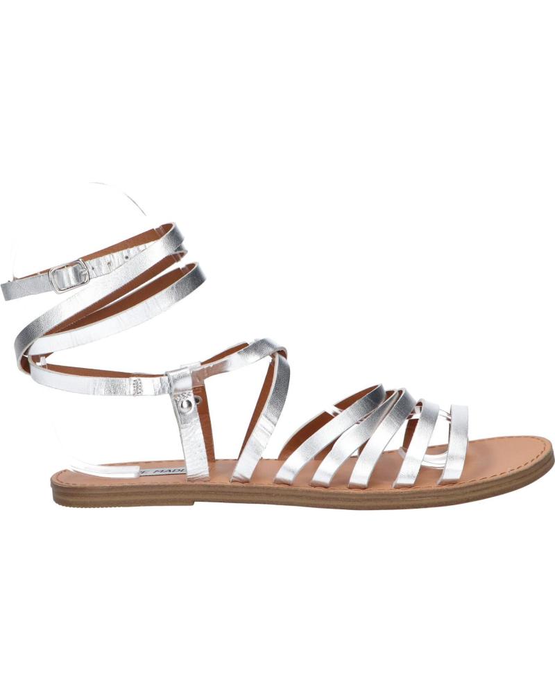 Sandalias de Mujer STEVE MADDEN GALLIA 007190 SILVER LEATHER