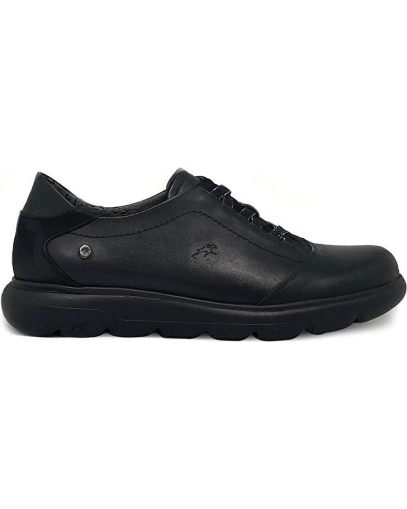 Sapatos de Mulher FLUCHOS : F1866 FARAL ZAPATOS DE MUJER PIEL NEGRO NEGRO