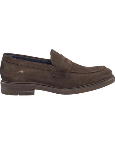 Sapatos de Homem FLUCHOS BELGAS F0633 DERBIES PIEL AFELPADO CAFE