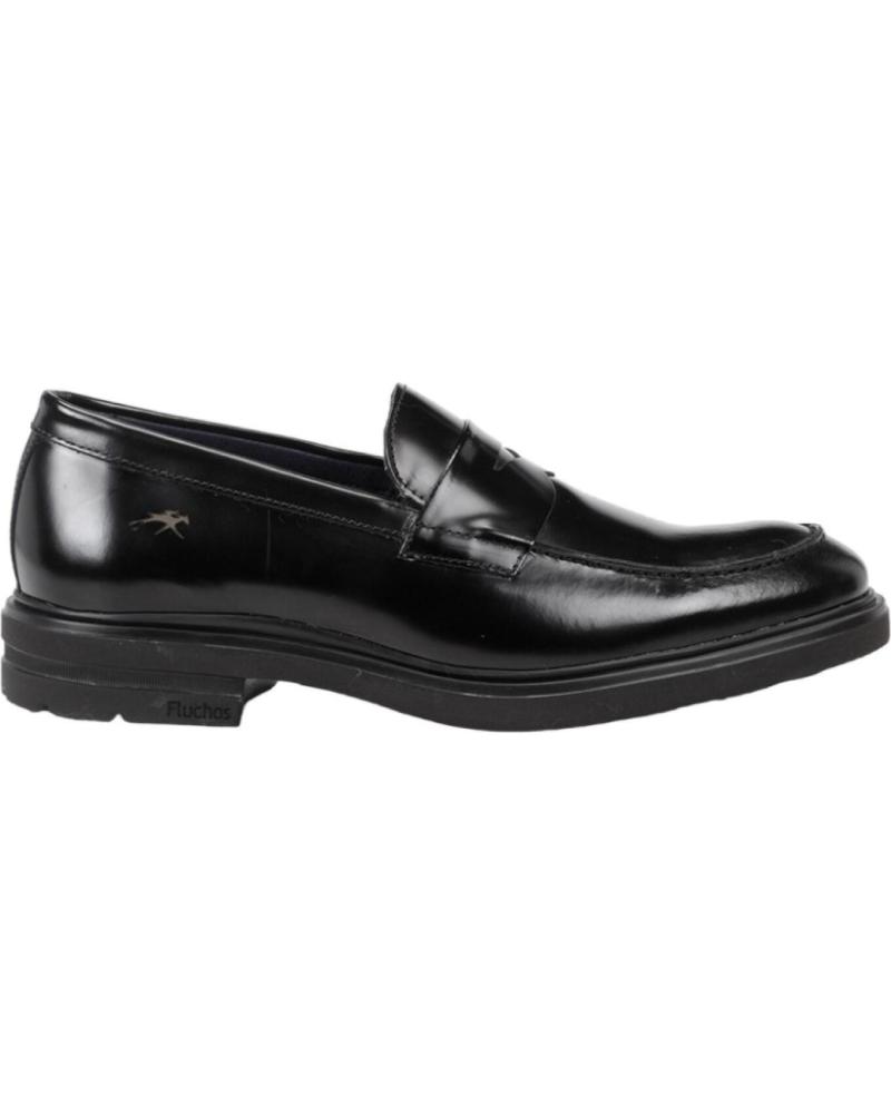 FLUCHOS MOCASINES HOMBRE MODELO BELGAS F0633 COLOR  NEGRO
