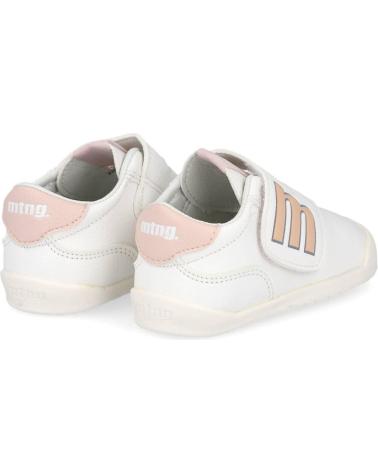 Sportif pour Fille MTNG 48909 CALZADO RESPETUOSO PARA BEBE BLANCO-NUDE