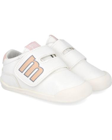 Sportif pour Fille MTNG 48909 CALZADO RESPETUOSO PARA BEBE BLANCO-NUDE