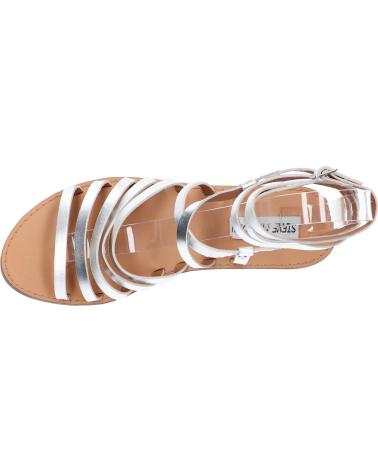 Sandalias de Mujer STEVE MADDEN GALLIA 007190 SILVER LEATHER