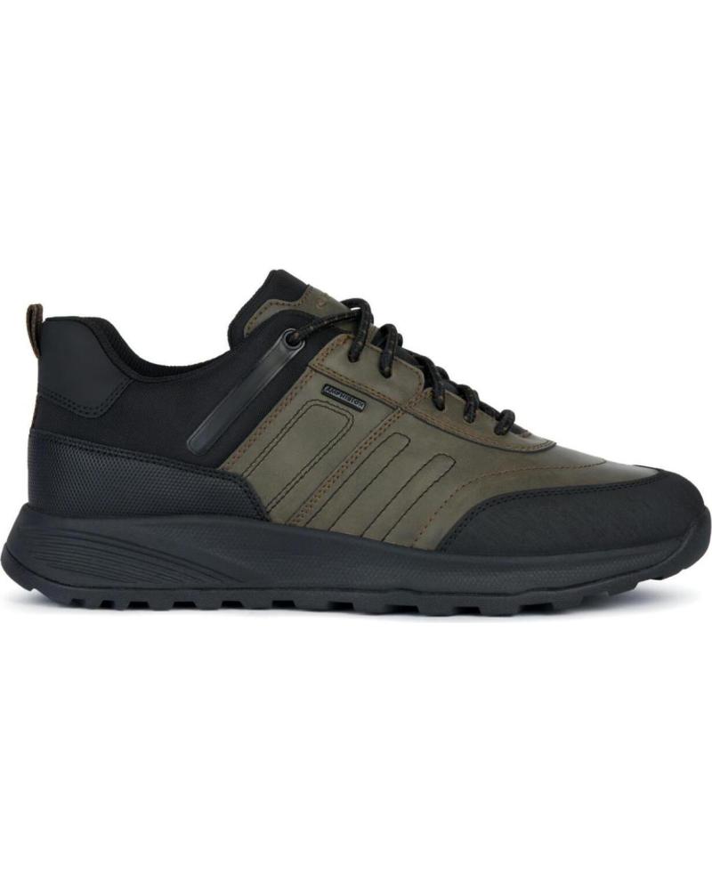 Man Trainers GEOX DEPORTIVO TERRESTRE AMPHIBIOX OLIVA DE NEGRO