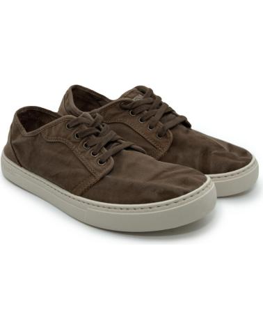 Zapatos de Hombre NATURAL WORLD ZAPATILLAS LONA ECO 6602E MARRóN