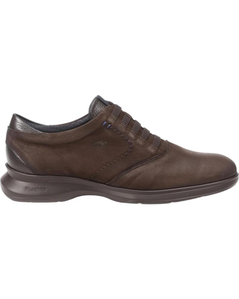 SCARPE FLUCHOS KANSAS IN PELLE MARRONE COMFORT KANSAS CAFE COM 1