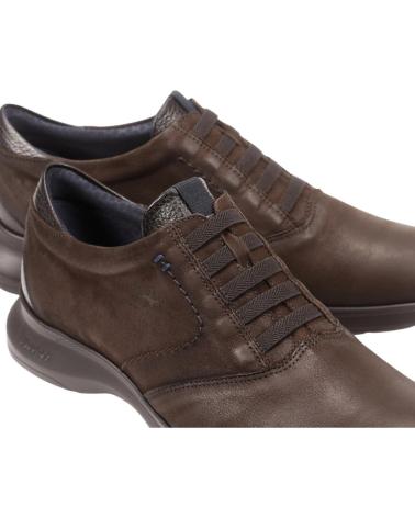 SCARPE FLUCHOS KANSAS IN PELLE MARRONE COMFORT KANSAS CAFE COM 1
