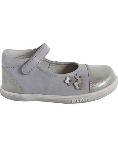 Sapatos de Menina KICKERS 413501-10 TREMIMI GRIS CLAIR