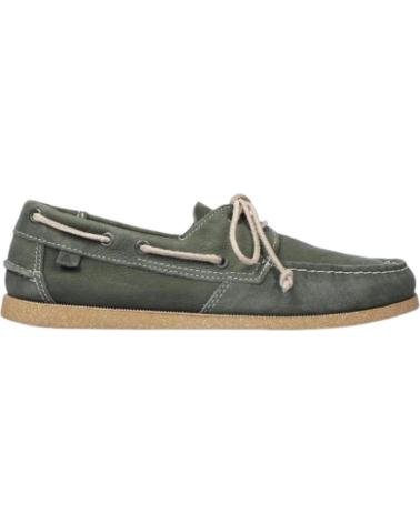 Zapatos de Hombre SCALPERS ZAPATOS HOMBRE NAUTICO GREEN RECYCLED BOAT VERDE CLARO