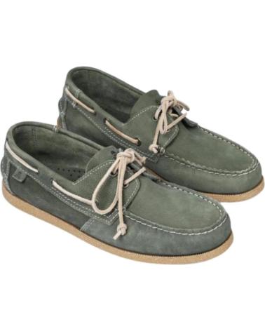 Zapatos de Hombre SCALPERS ZAPATOS HOMBRE NAUTICO GREEN RECYCLED BOAT VERDE CLARO
