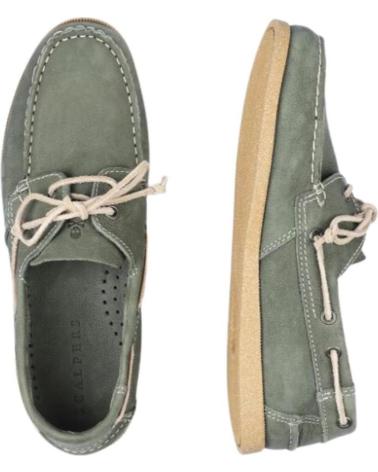 Zapatos de Hombre SCALPERS ZAPATOS HOMBRE NAUTICO GREEN RECYCLED BOAT VERDE CLARO