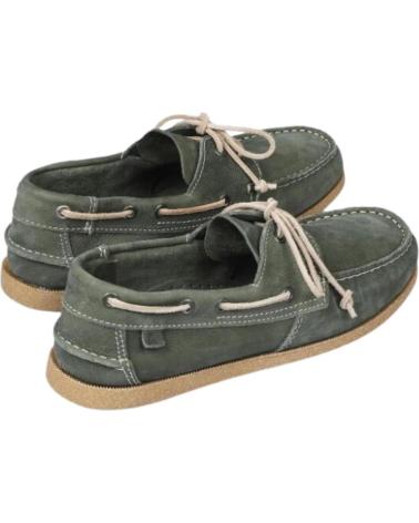 Zapatos de Hombre SCALPERS ZAPATOS HOMBRE NAUTICO GREEN RECYCLED BOAT VERDE CLARO