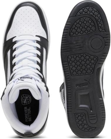 Scarpe sport per Uomo PUMA ZAPATILLAS HOMBRE MODELO REBOUND V6 COLOR BLANCO BLACK BLACK