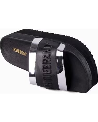 Chinelos-De-Mujer--THEWHITEBRAND-HIGH-TWB-RELIEF-SILVER-NEGRO-PLATA